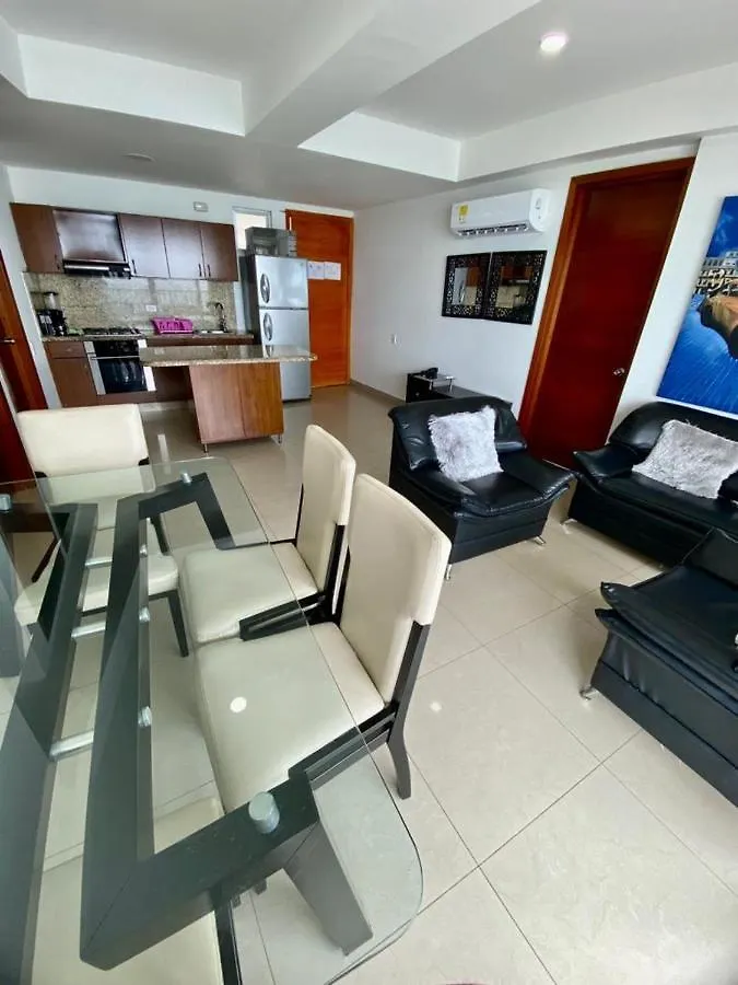 Apartamento Al-4 Frente Al Mar Piscina Y Wifi Cartagena Daire
