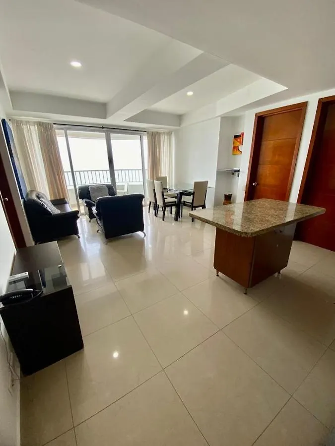 Apartamento Al-4 Frente Al Mar Piscina Y Wifi Cartagena Daire